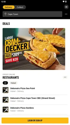 Debonairs Pizza android App screenshot 0