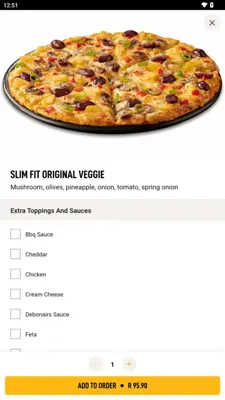 Debonairs Pizza android App screenshot 9