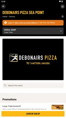 Debonairs Pizza android App screenshot 1