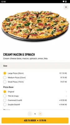 Debonairs Pizza android App screenshot 3